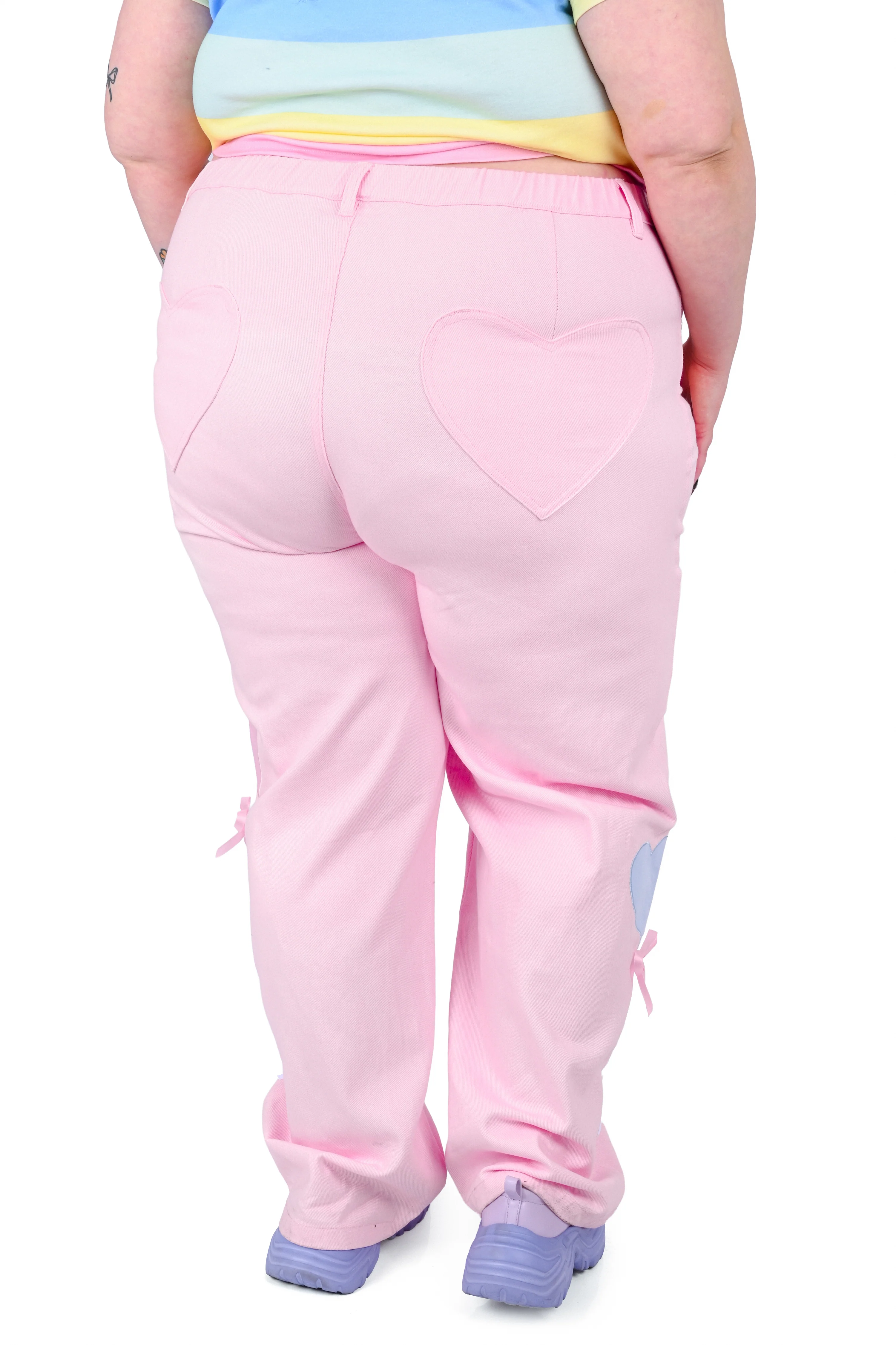 Fitted Bailee Balloon Jeans - Pink - Image 7