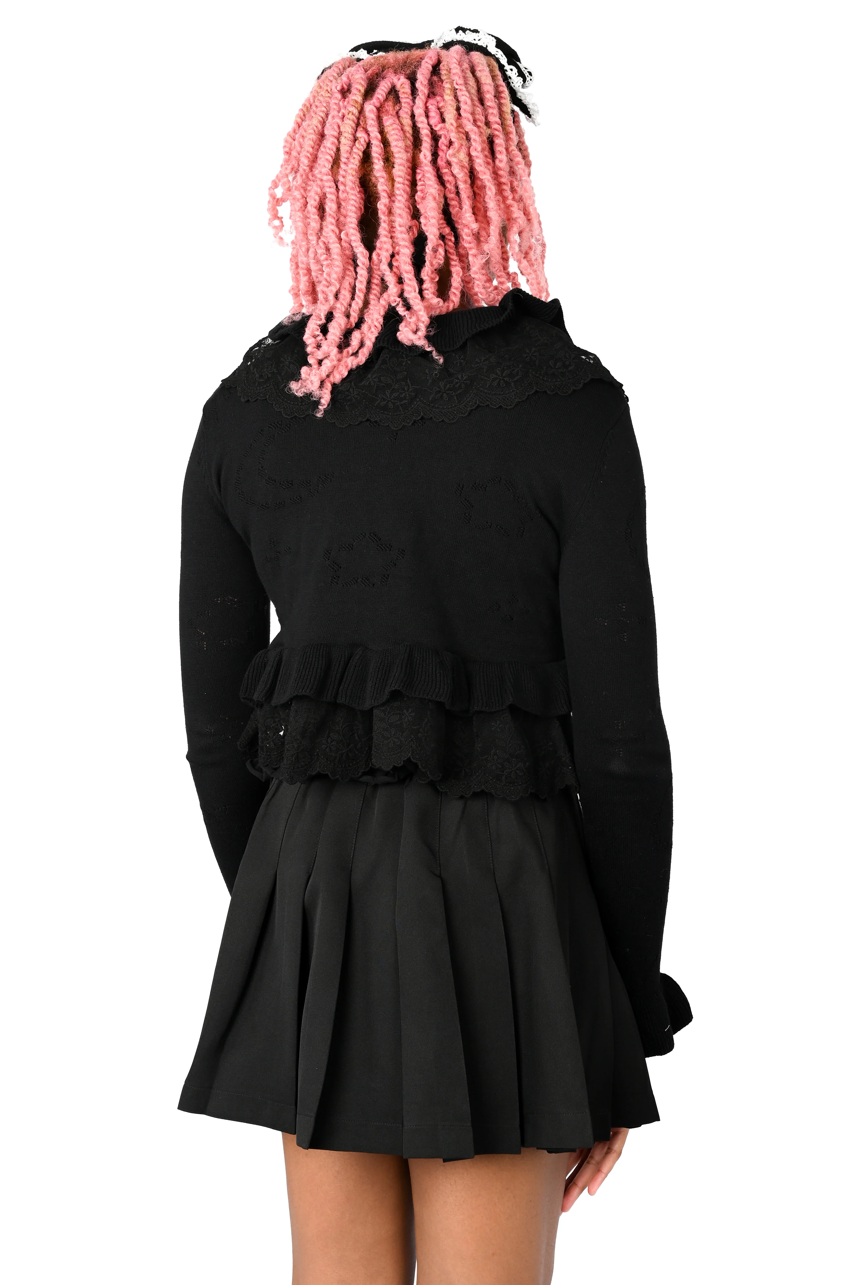 Claire Pleated Skirt - Black - Image 13
