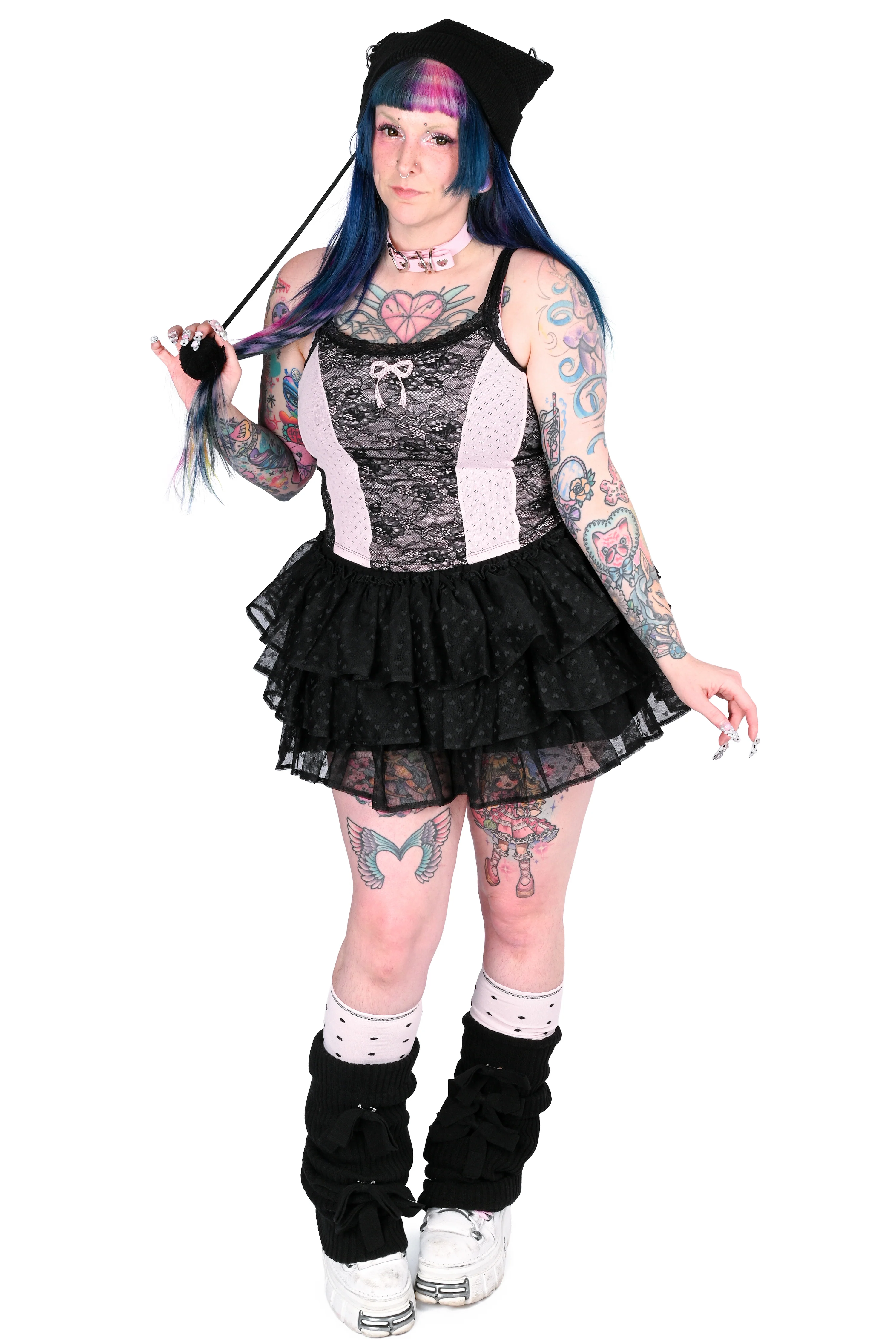 Darla Corseted Cami - Black - Image 6