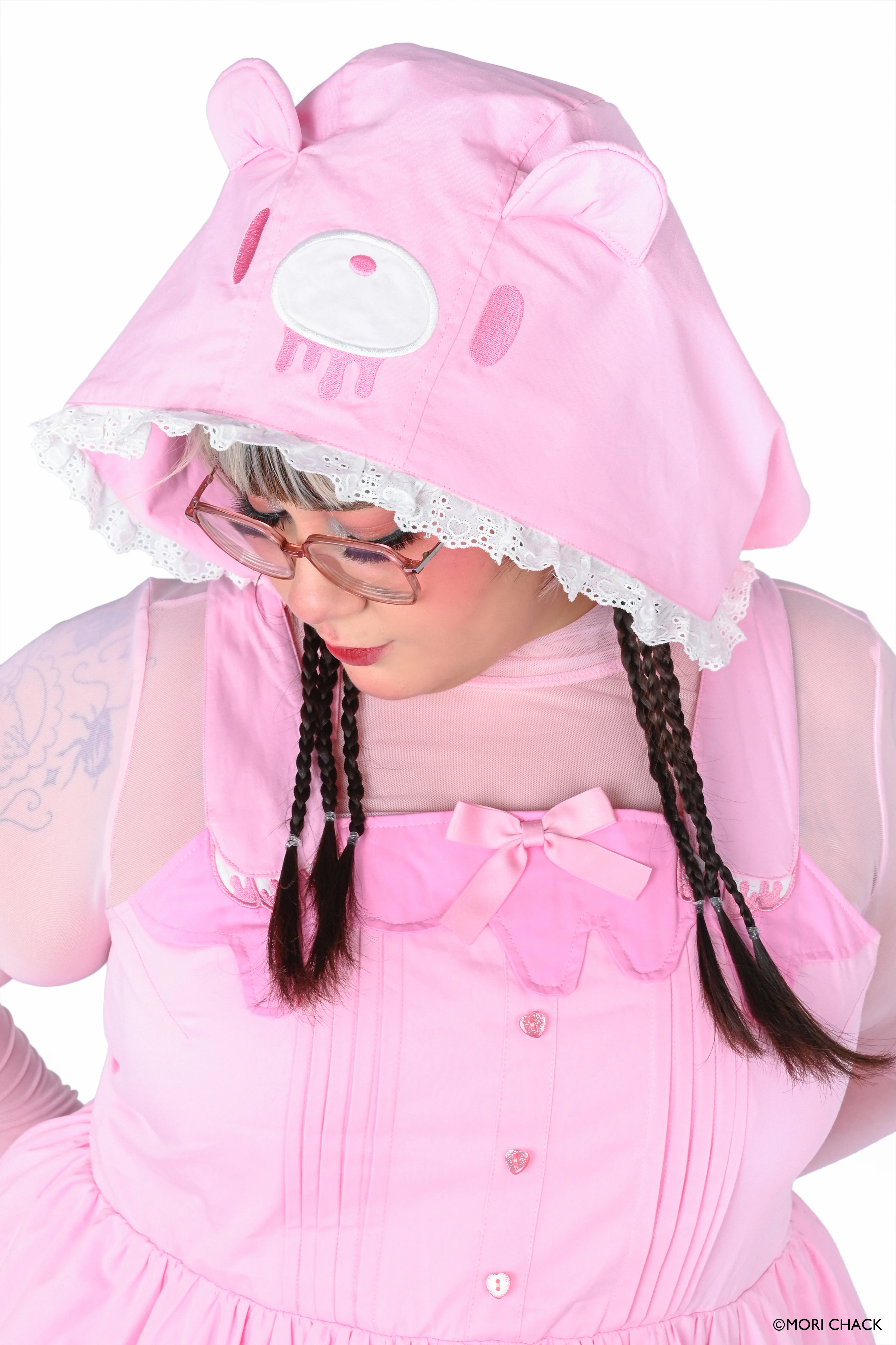 Gloomy Bear x My Violet - Gloomy Hooded Jumperskirt - Image 5