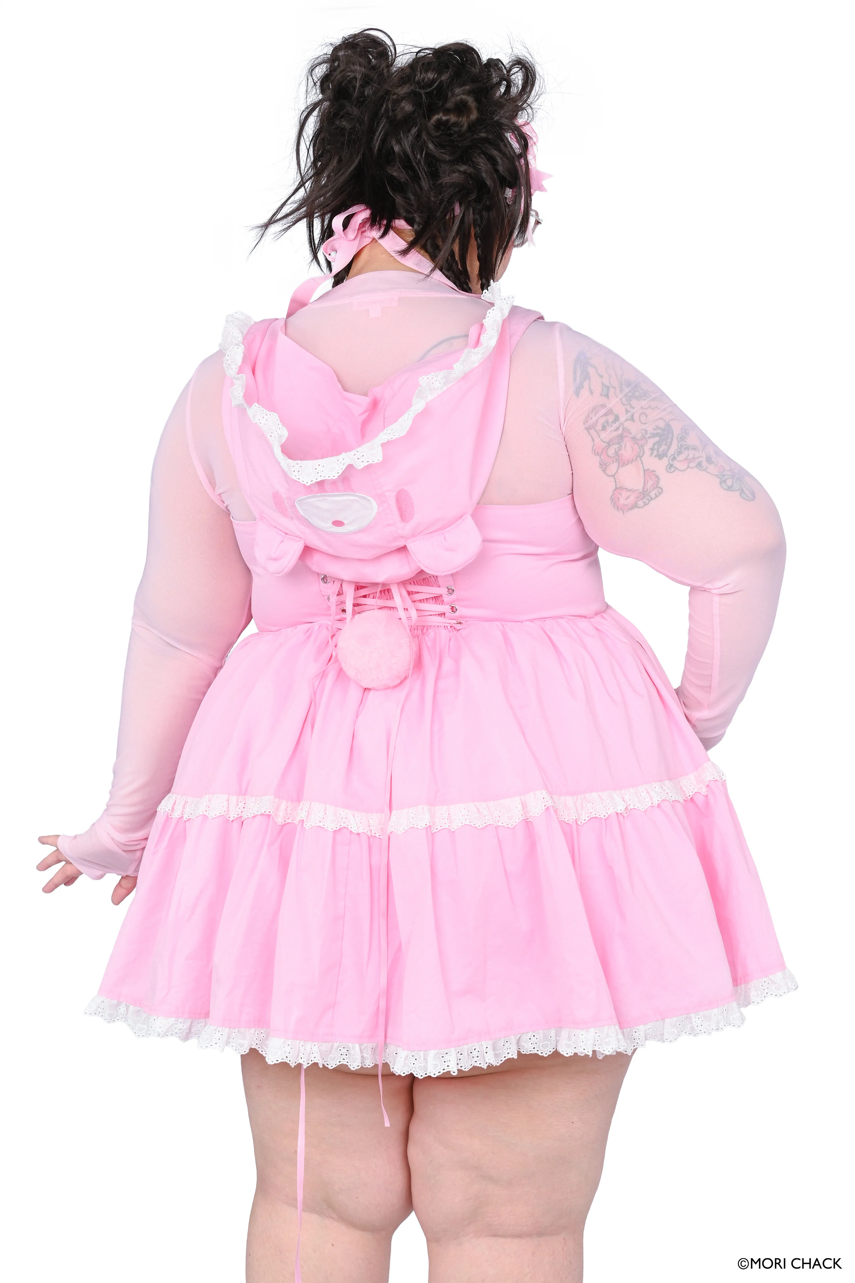 Gloomy Bear x My Violet - Gloomy Hooded Jumperskirt - Image 8