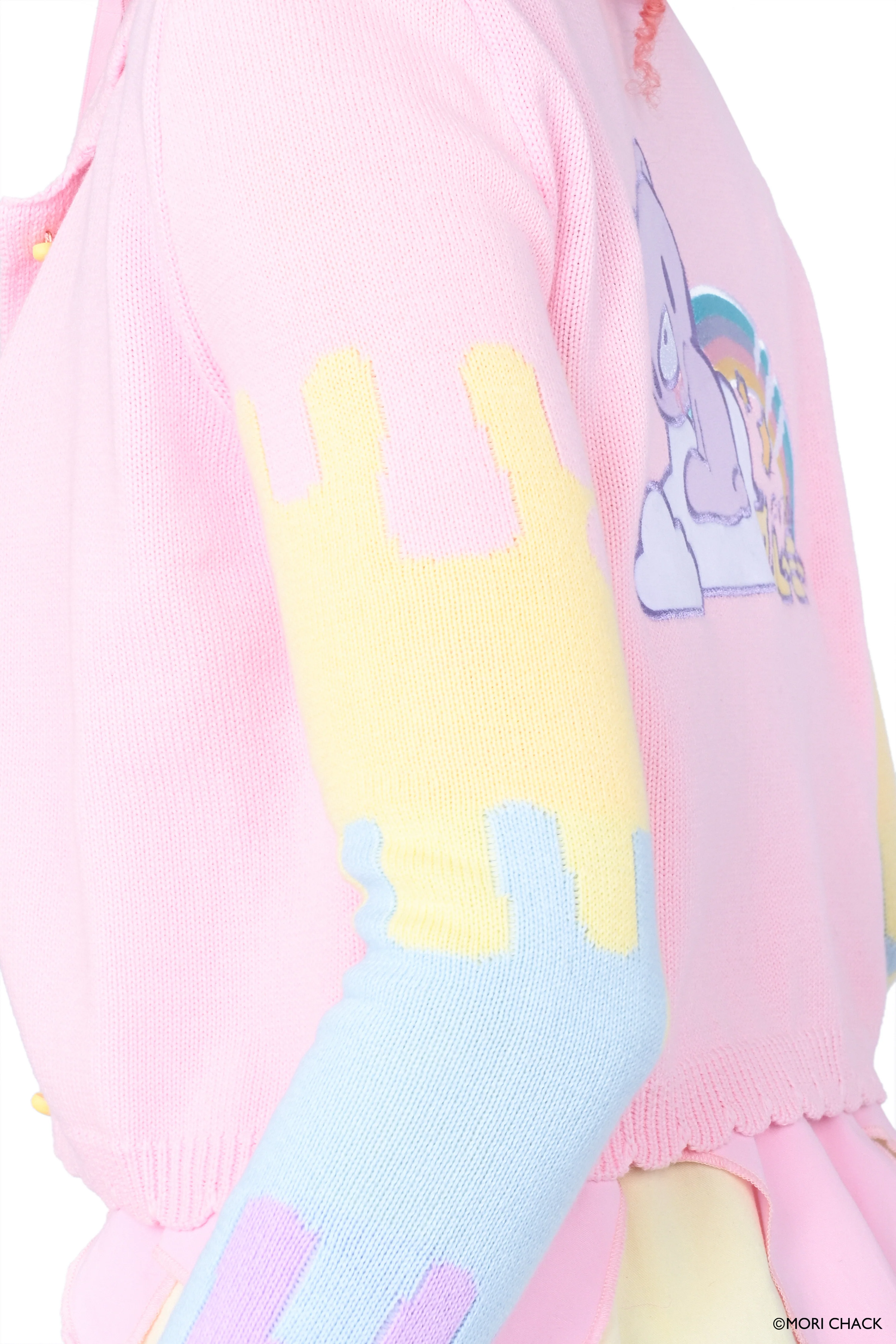 Gloomy Bear x My Violet - Pastel Drip Cardigan - Image 4