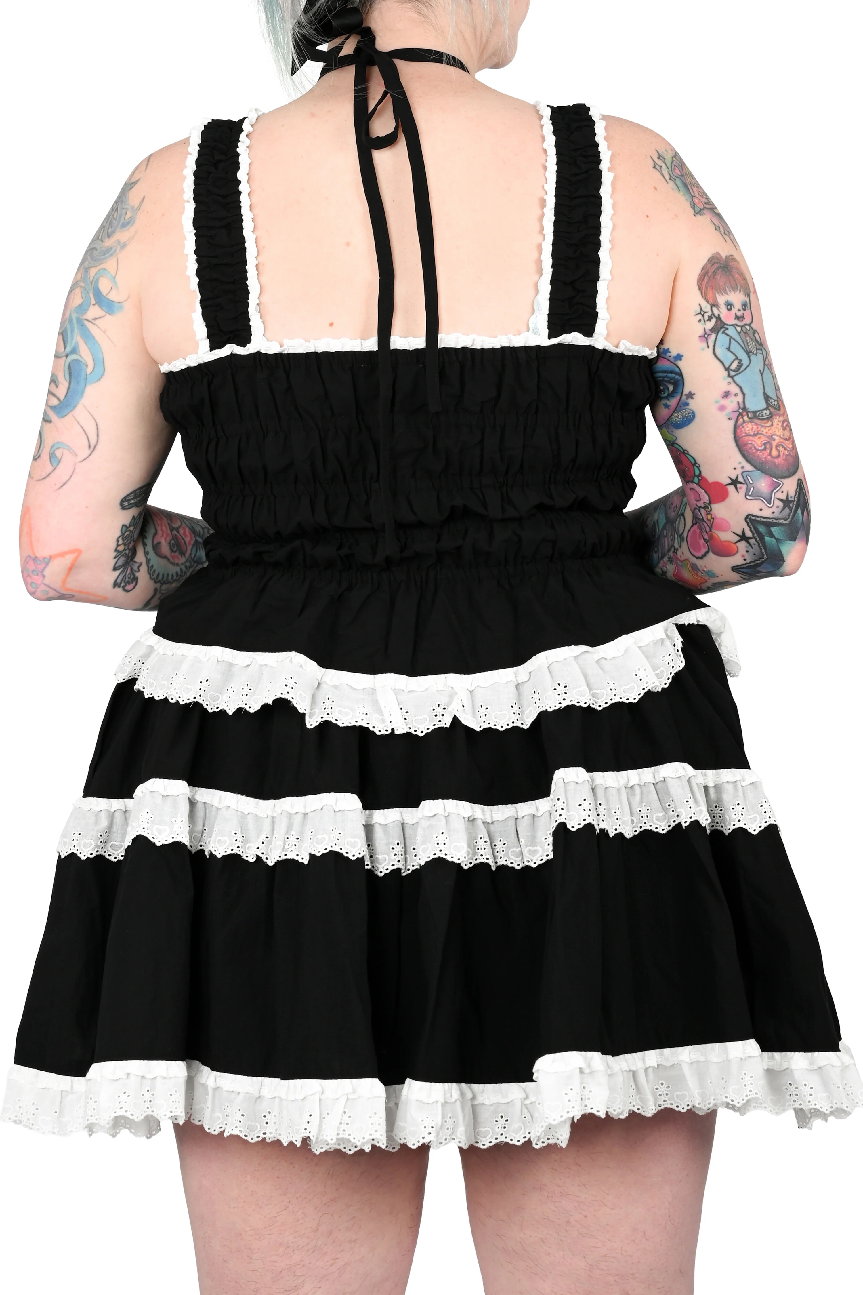 Katherine Shirred Camisole - Black - Image 4