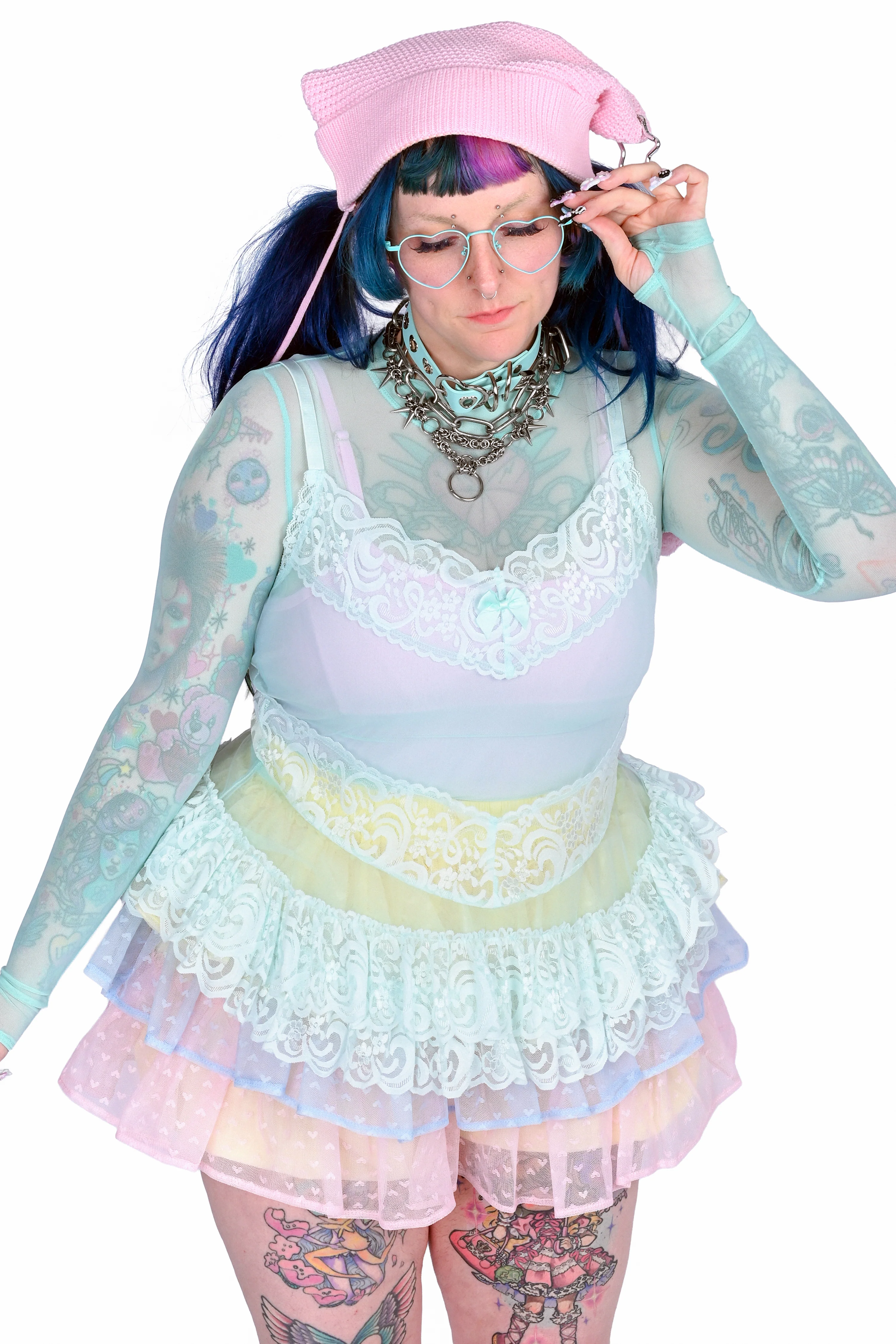 Lily Lace Camisole - Mint - Image 4
