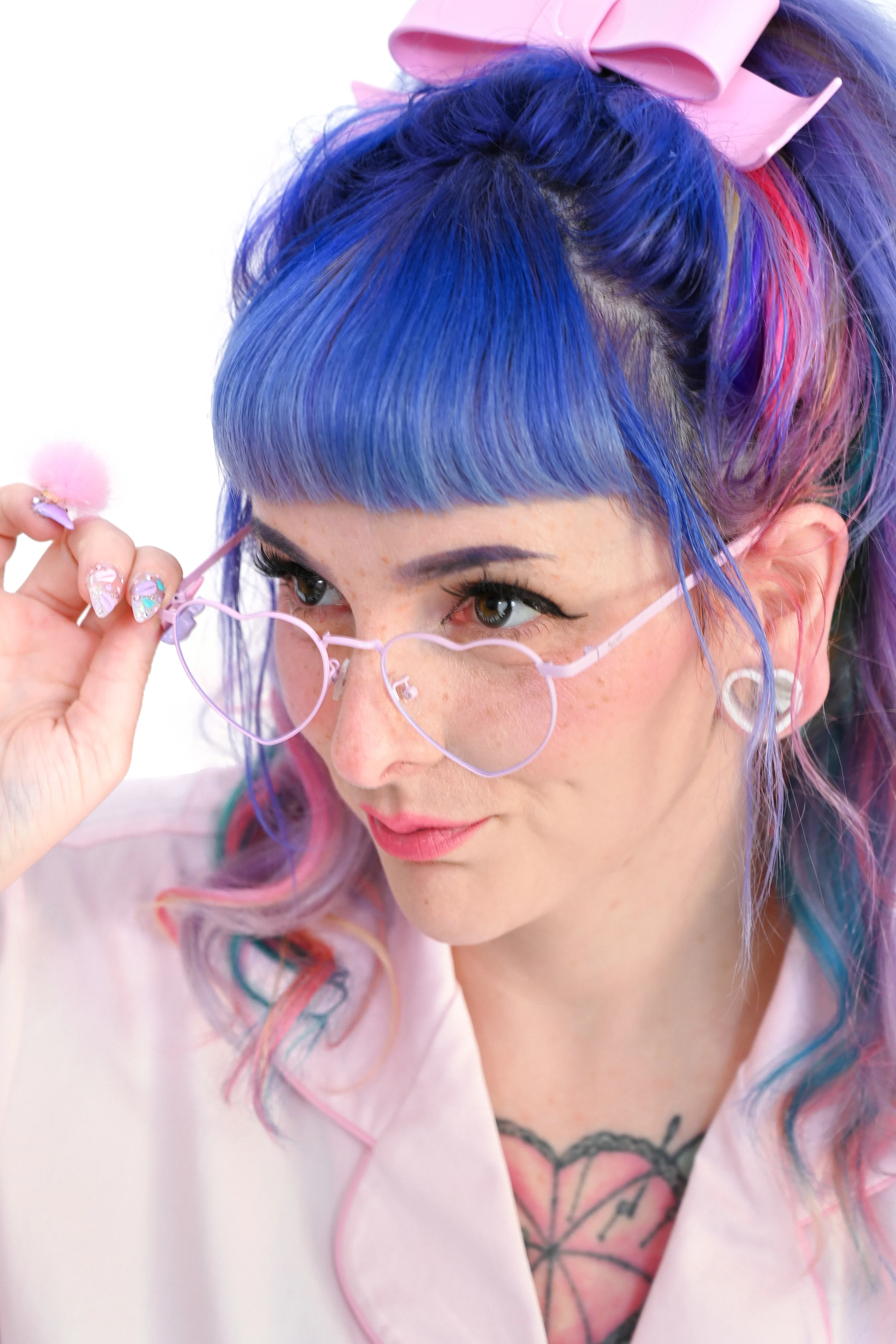 Venus Heart Glasses - Pink - Image 5