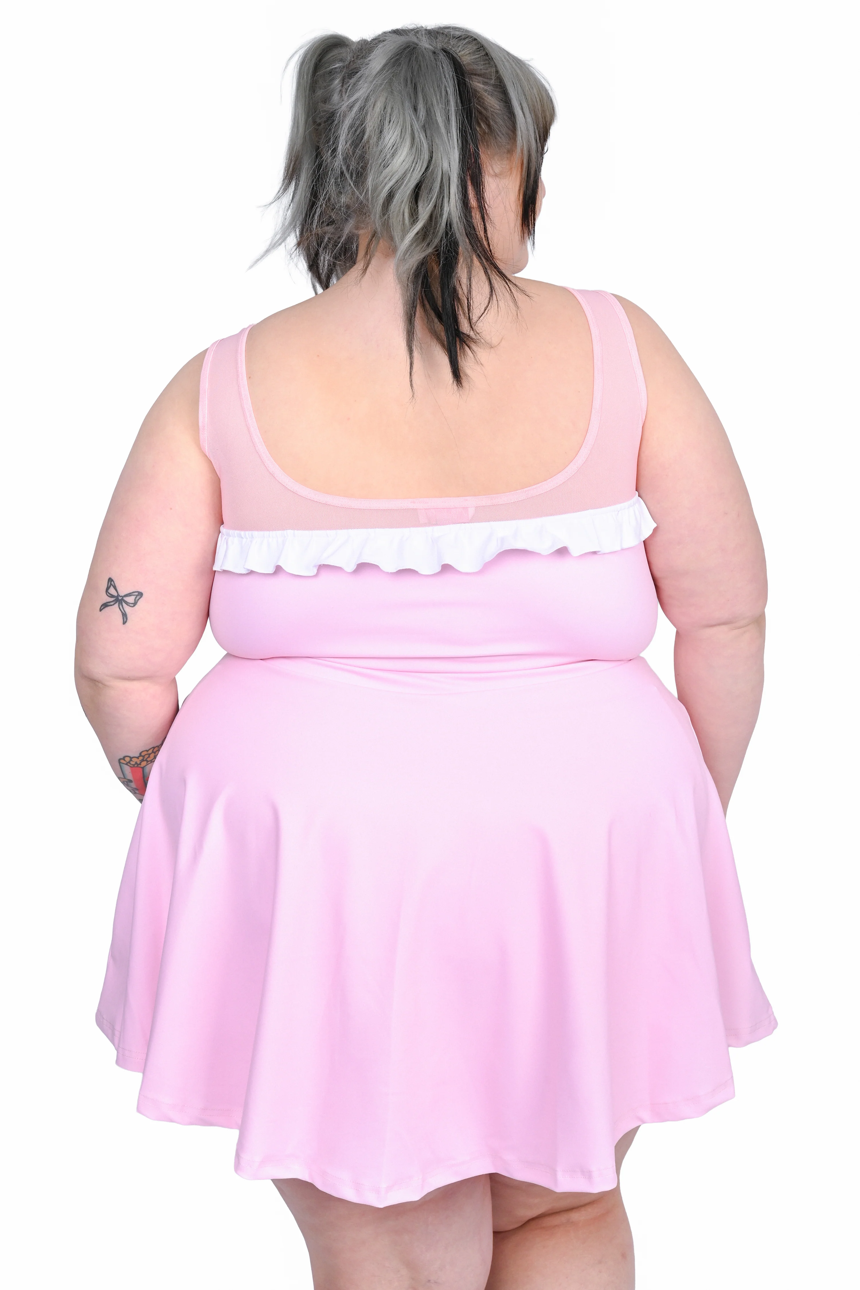 Pink Ruffle Active Dress - Image 4