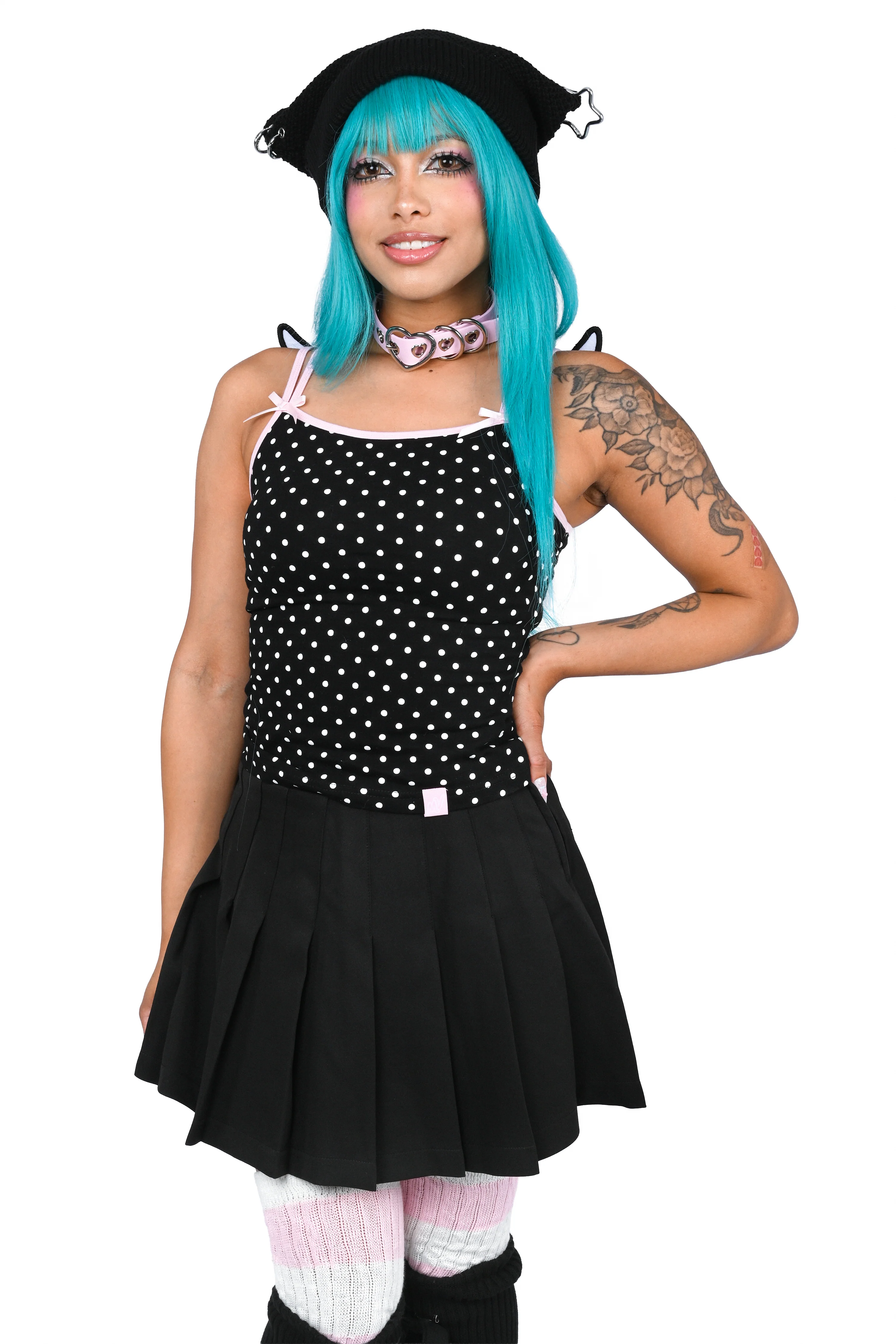 Sera Angel Wing Cami - Black - Image 3