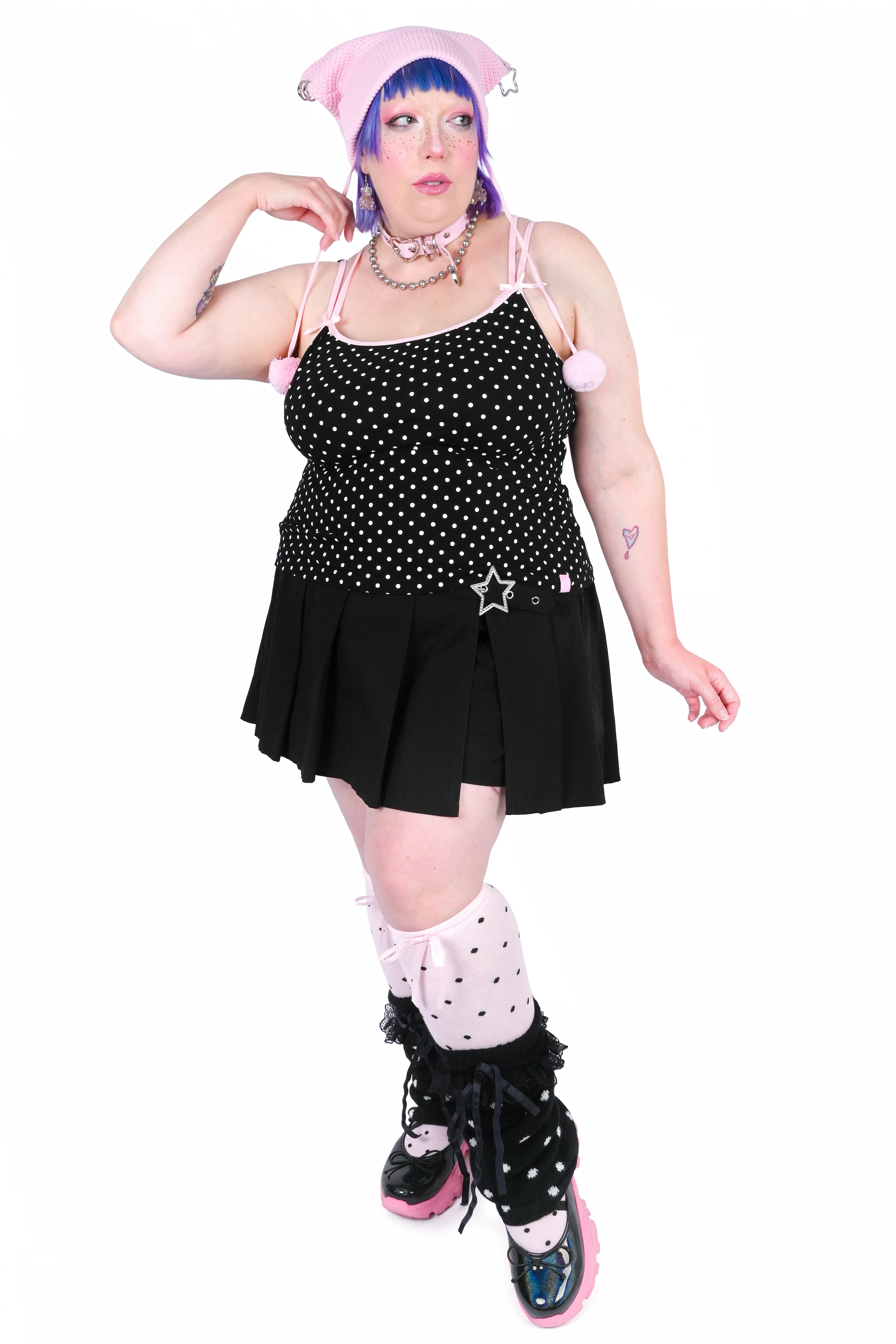 Sera Angel Wing Cami - Black - Image 4