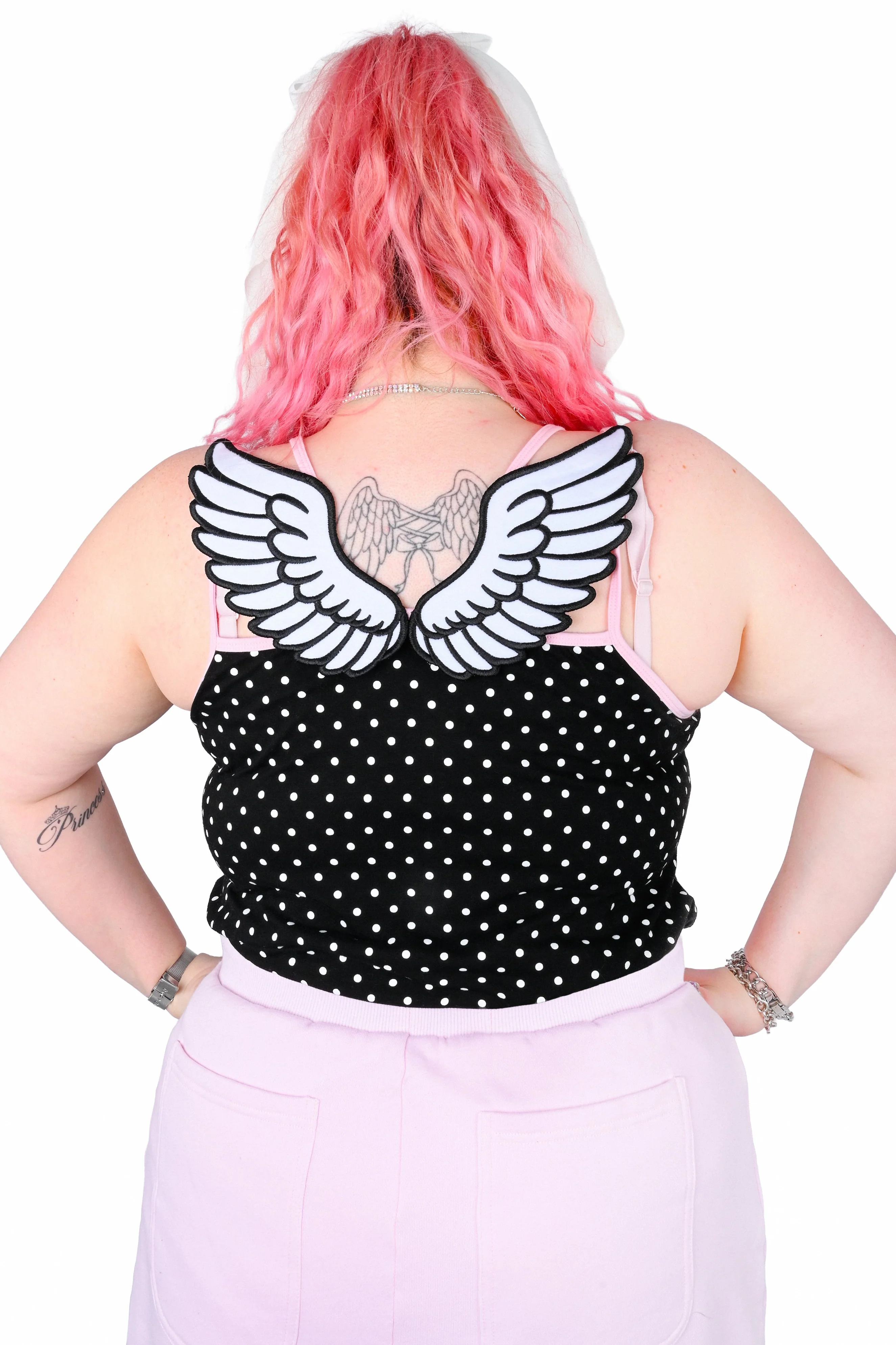 Sera Angel Wing Cami - Black - Image 6