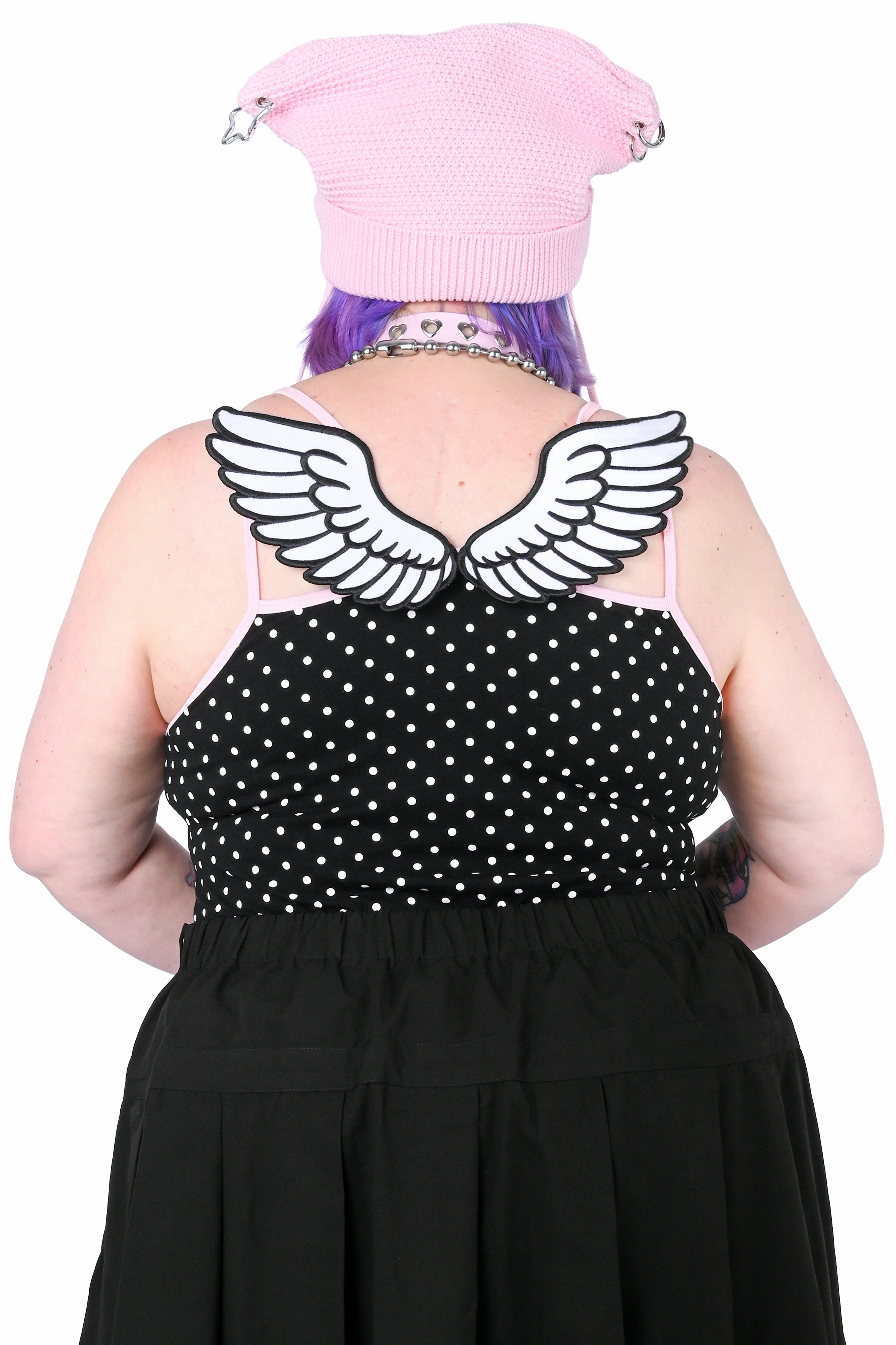 Sera Angel Wing Cami - Black - Image 7