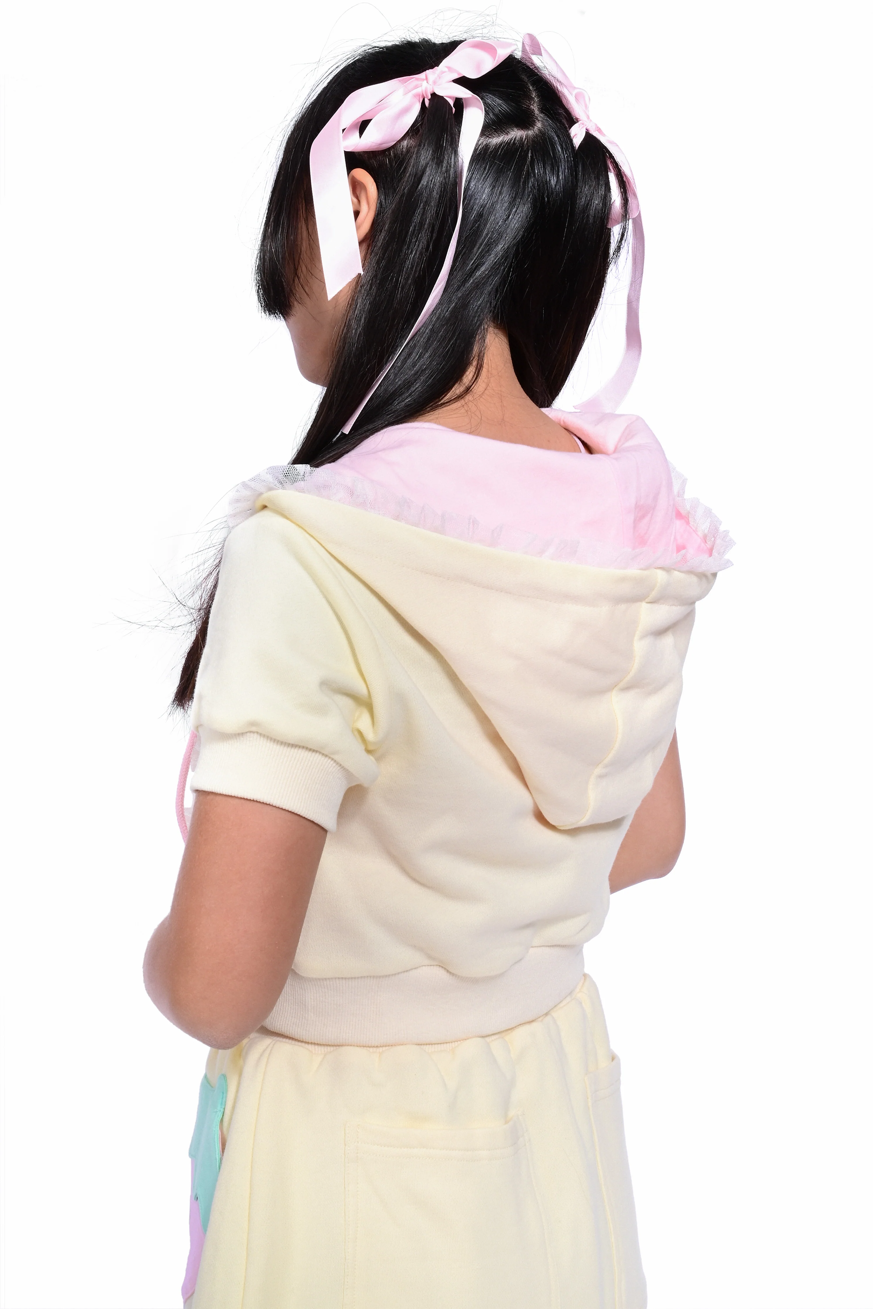 Strawberry Short-Sleeve Cropped Hoodie - Image 10