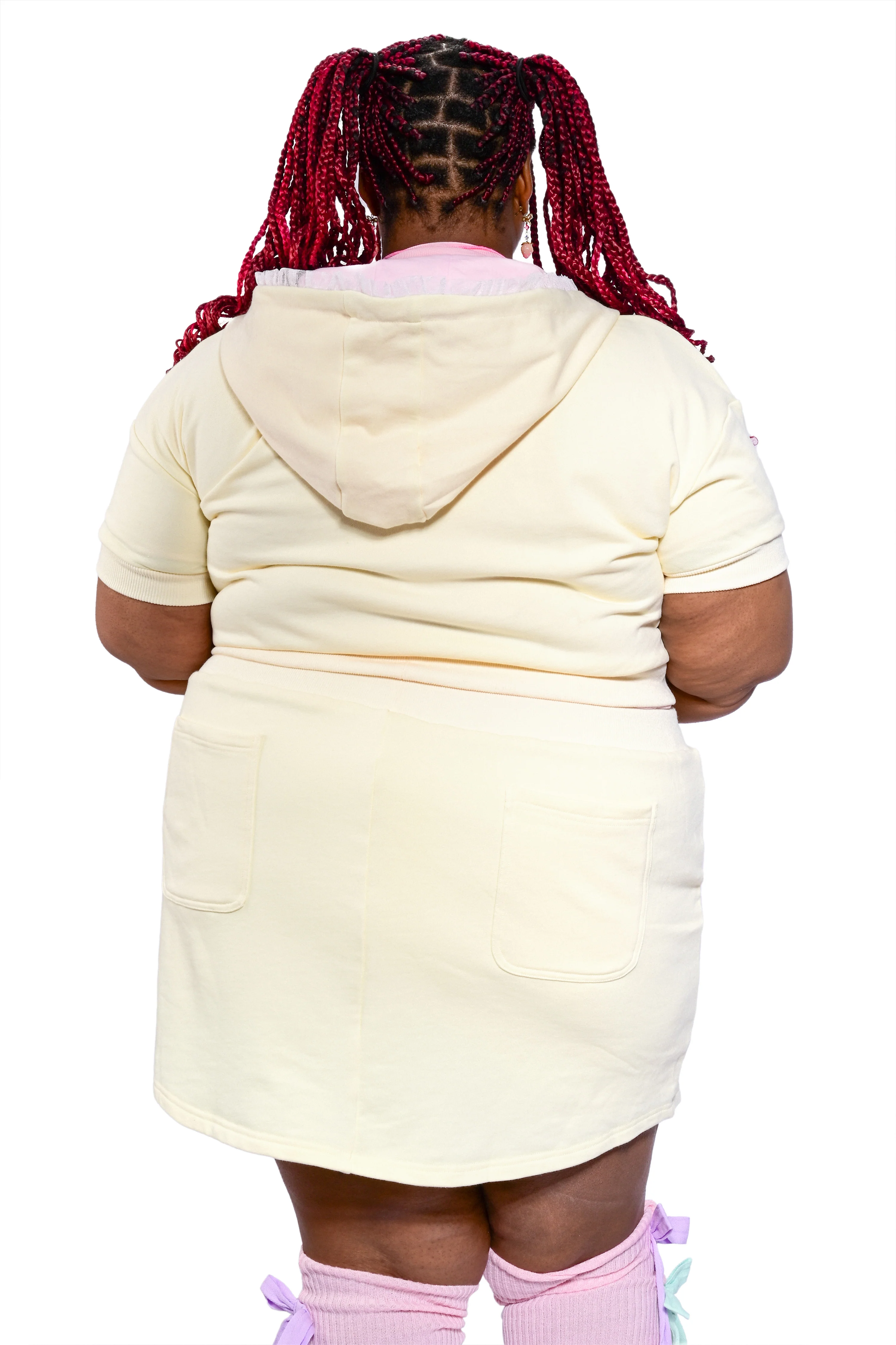 Strawberry Short-Sleeve Cropped Hoodie - Image 11