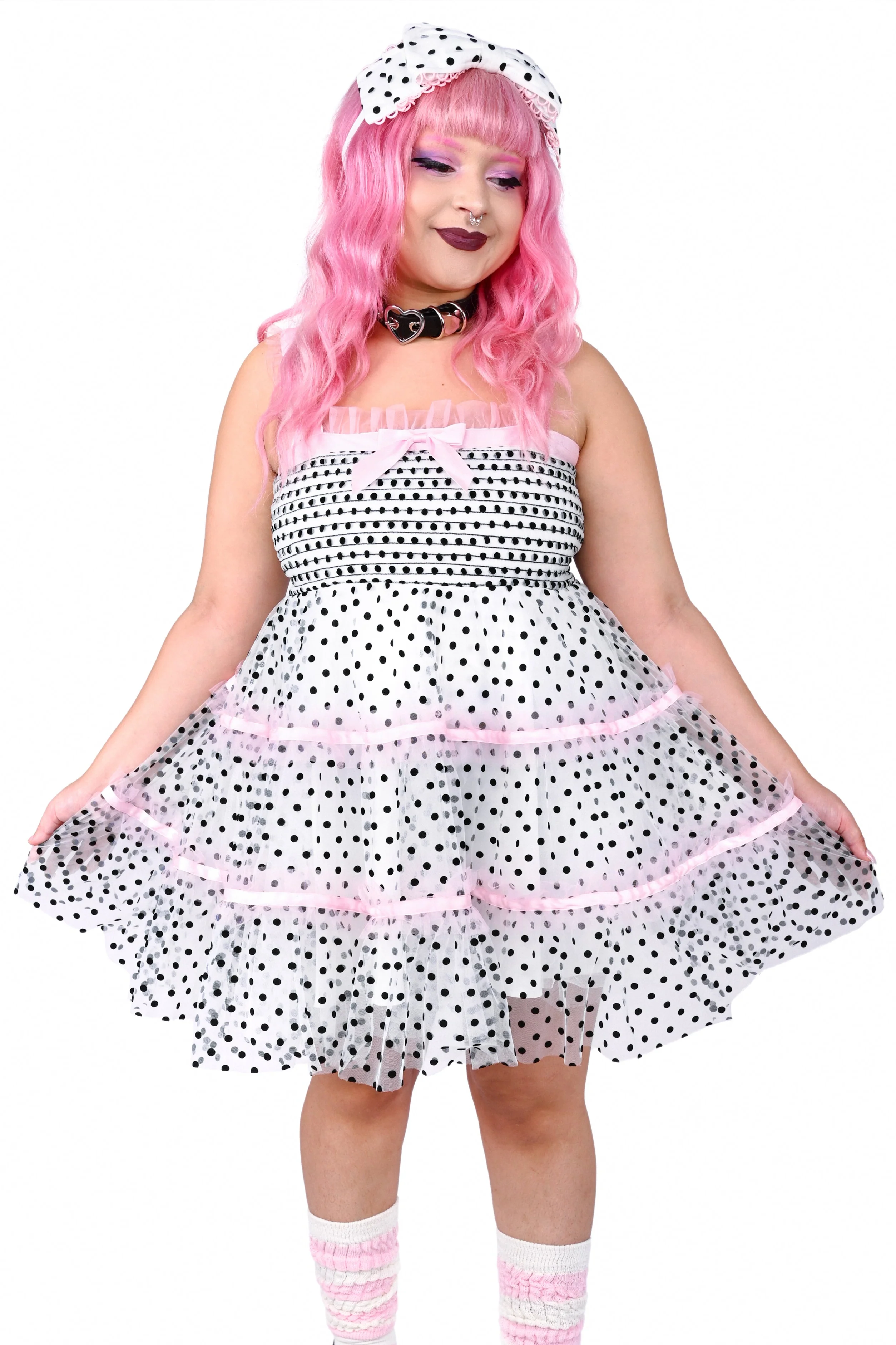 Zoe Party Dress - Polka Dot - Image 2